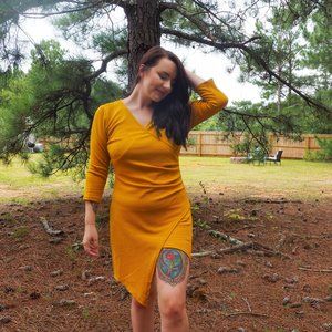 Mustard Dress